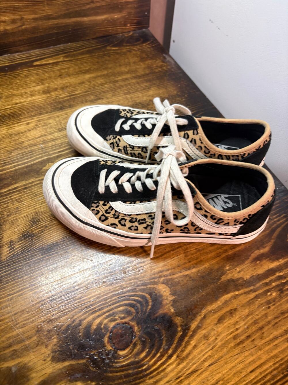 Vans Black And Leopard Sneakers‎ 7